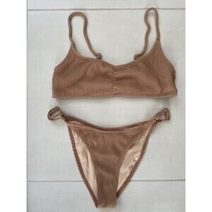 Cotton On Body Swim Bikini Swimsuit Ribbed Swimwear